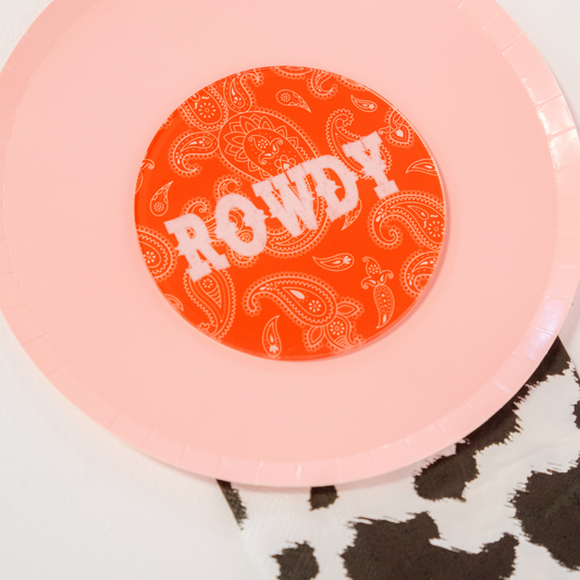 RaeLynn Rowdy | Acrylic Place Card/Coster (6 Pack)