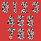 RaeLynn 24" Cowhide Acrylic Numbers (0-9)